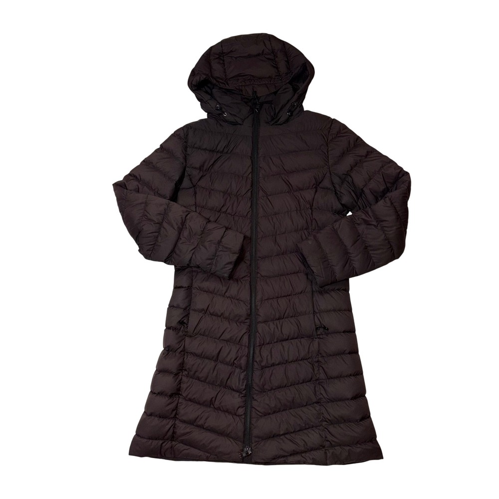 Patagonia Spring Fall Parka‎ Black Hooded Puffer Coat Small Down Gorpcore Casual